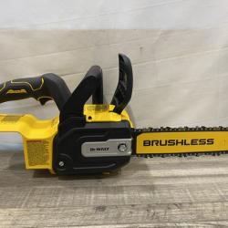 AS-IS DEWALT 20V MAX Compact 12 Brushless Cordless Chainsaw Kit