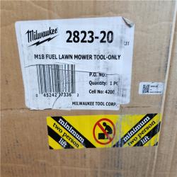 NEW! Milwaukee M18 FUEL 2823-20 21 in. 18 V Battery Self-Propelled Lawn Mower (Tool Only)