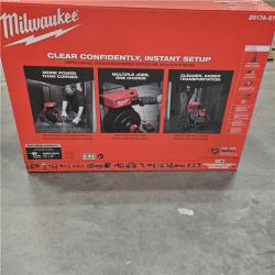 GOOD- Milwaukee M18 18V Lithium-Ion 3/8 in. X 75 Ft. Cable Cordless Drain Cleaning Drum Machine Kit