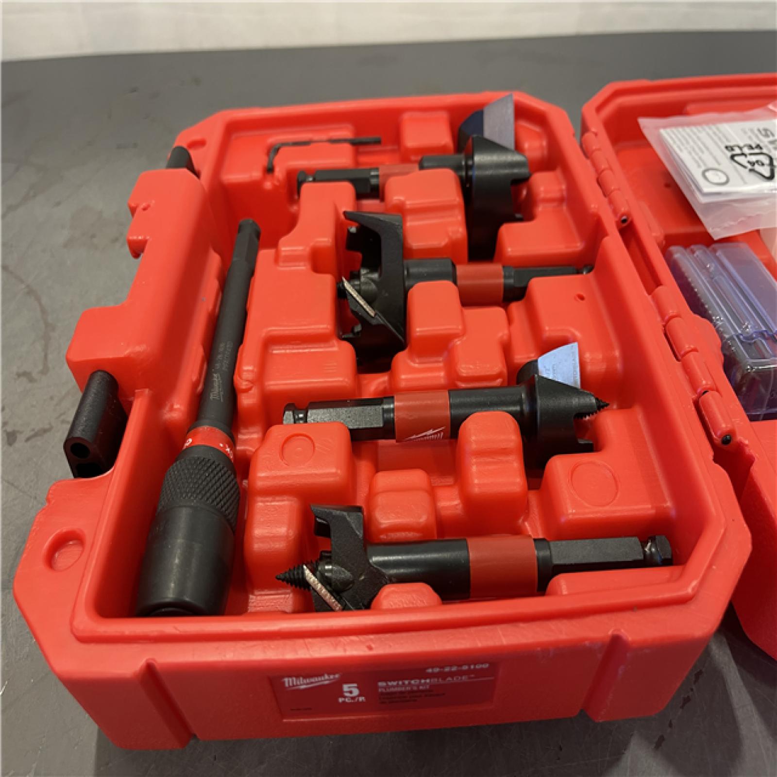 AS-IS - Milwaukee SWITCHBLADE Plumbers Selfeed Bits Set (5-Piece)