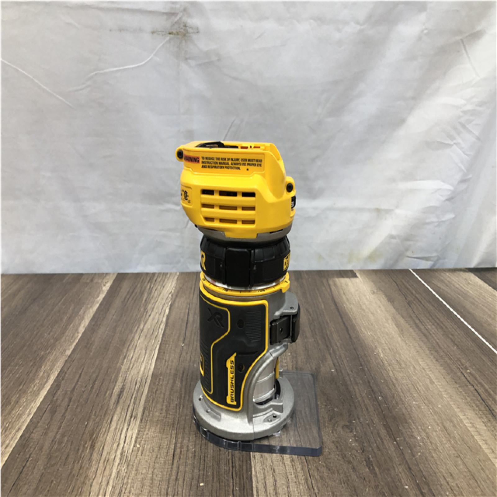 AS-IS DEWALT 20V MAX XR Cordless Brushless Fixed Base Compact Router (Tool Only)