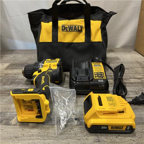 AS-IS DEWALT Atomic 20V Lithium-Ion Cordless Compact 1/2 in. Drill/Driver Kit