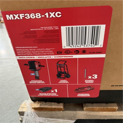 CALIFORNIA NEW Milwaukee Breaker & Cart, includes (1) Battery & Charger (damaged box)