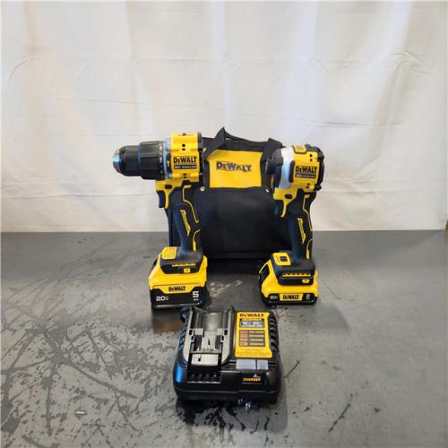 AS-IS- DeWalt 2-Tool Combo Kit W/ (2) BATTERY & CHARGER