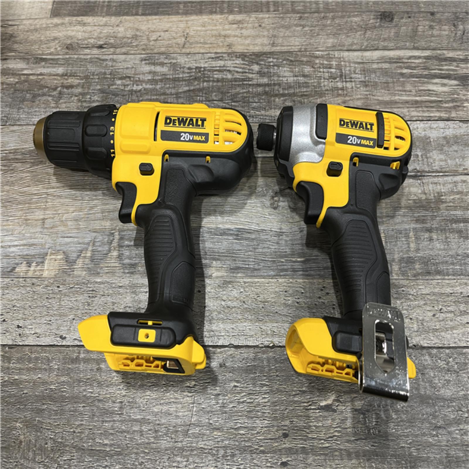 AS-IS DEWALT 20V MAX Cordless Drill/Impact 2 Tool Combo Kit