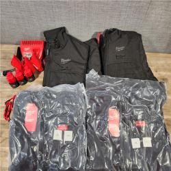 HOUSTON LOCATION - AS-IS MILWAUKEE 4 HEATED CLOTHING COMBO KIT