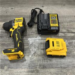 AS-IS DEWALT Atomic 20V Lithium-Ion Cordless Compact 1/2 in. Drill/Driver Kit