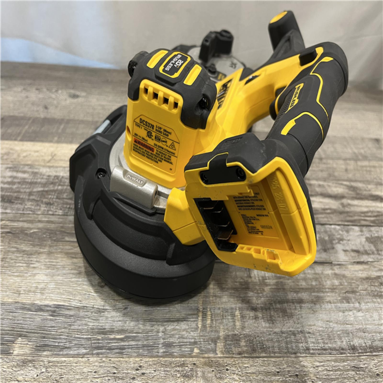 AS-IS DEWALT 20-Volt MAX 3-3/8 in. Cordless Brushless Bandsaw (Tool-Only)