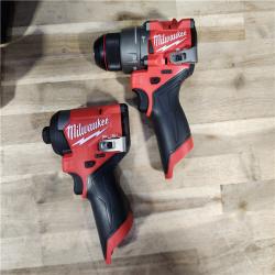 HOUSTON LOCATION - AS-IS (APPEARS LIKE NEW) Milwaukee 3497-22 12V Brushless Hammer Drill and Impact Driver Combo Kit