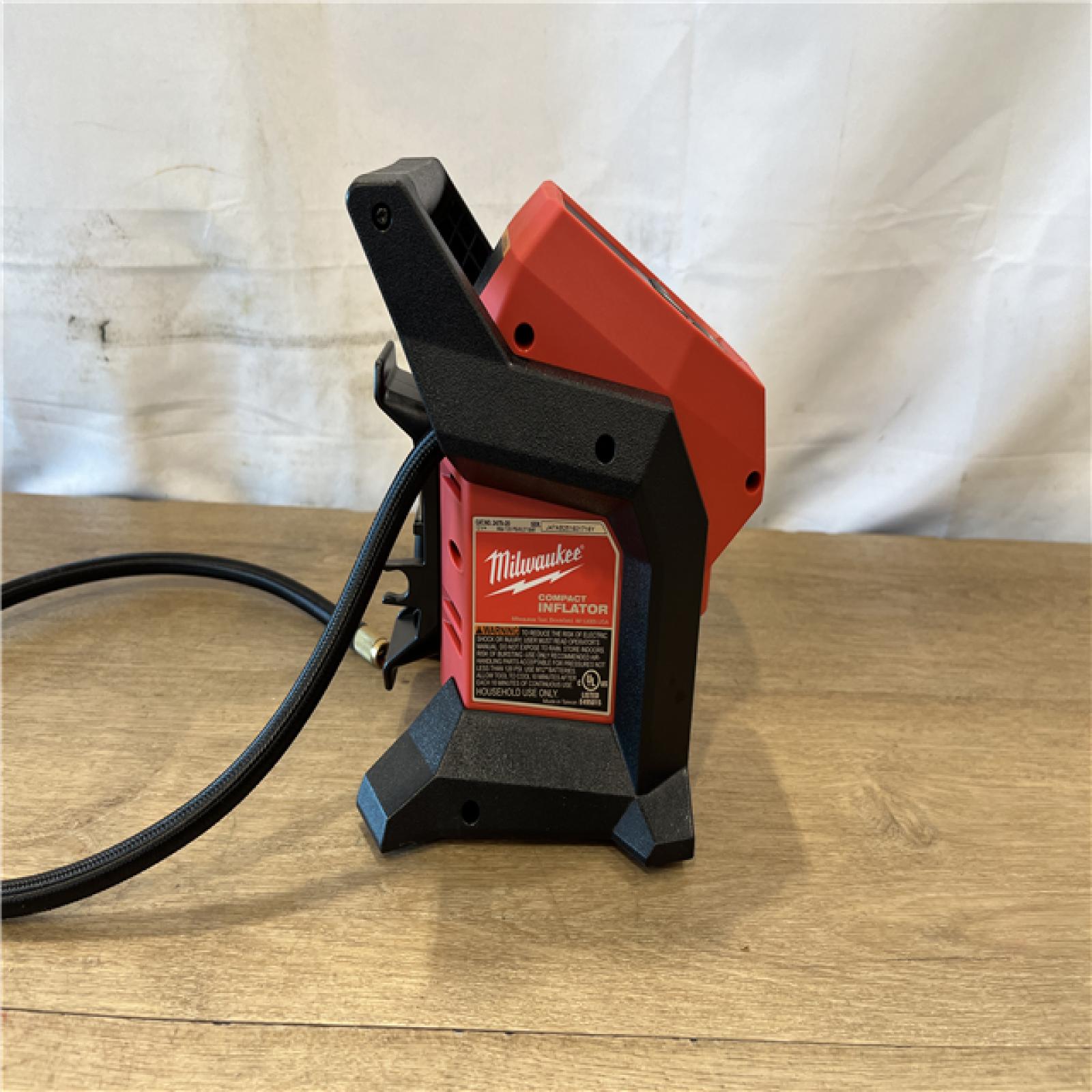 AS-IS Milwaukee 12-Volt Lithium-Ion Cordless Electric Portable Inflator (Tool-Only)