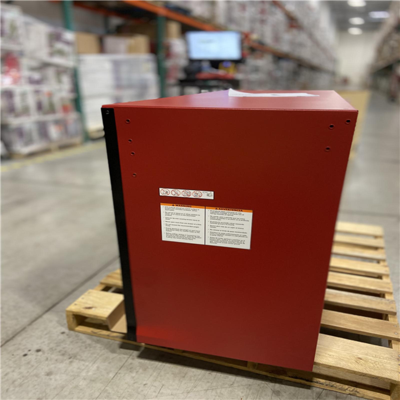 DALLAS LOCATION - Husky Heavy-Duty 52 in. W x 20 in. D 9-Drawer Matte Red Rolling Tool Cabinet