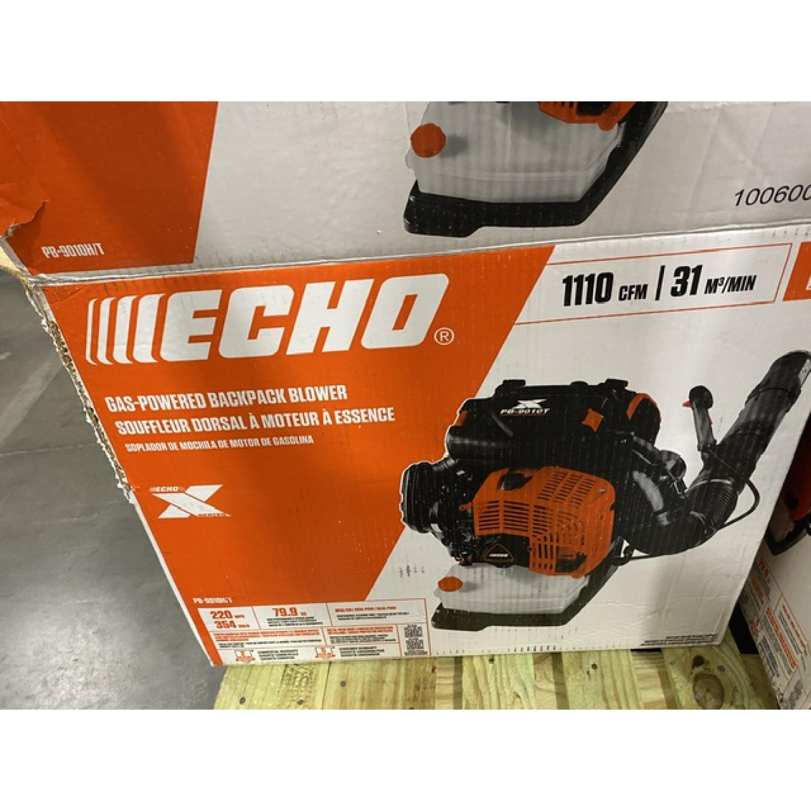 Dallas Location - As-Is ECHO 220 MPH 1110 CFM 79.9 cc Gas 2-Stroke X Series Backpack Blower