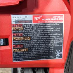 HOUSTON LOCATION - AS-IS Milwaukee M18 FUEL 18V Lithium-Ion Cordless Brushless 6-1/2 in. Plunge Cut Track Saw (Tool-Only)