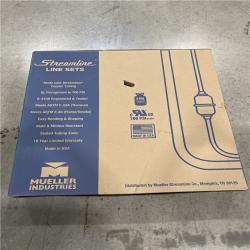 NEW! - Mueller Streamline 5/8 In. X 1/2 In. X 50 Ft. Air Conditioner Uv Duraguard Line Set