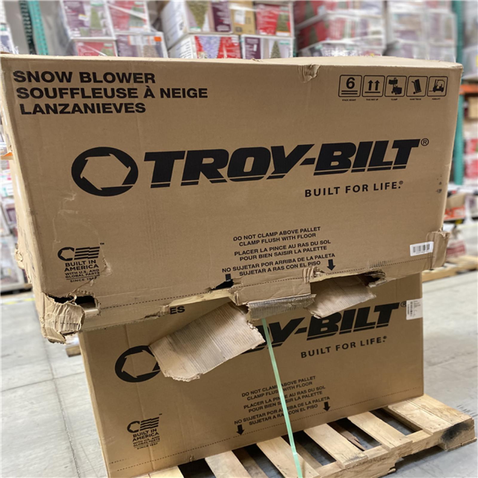 DALLAS LOCATION - Troy-Bilt Gas Snow Blower PALLET -(2 UNITS)