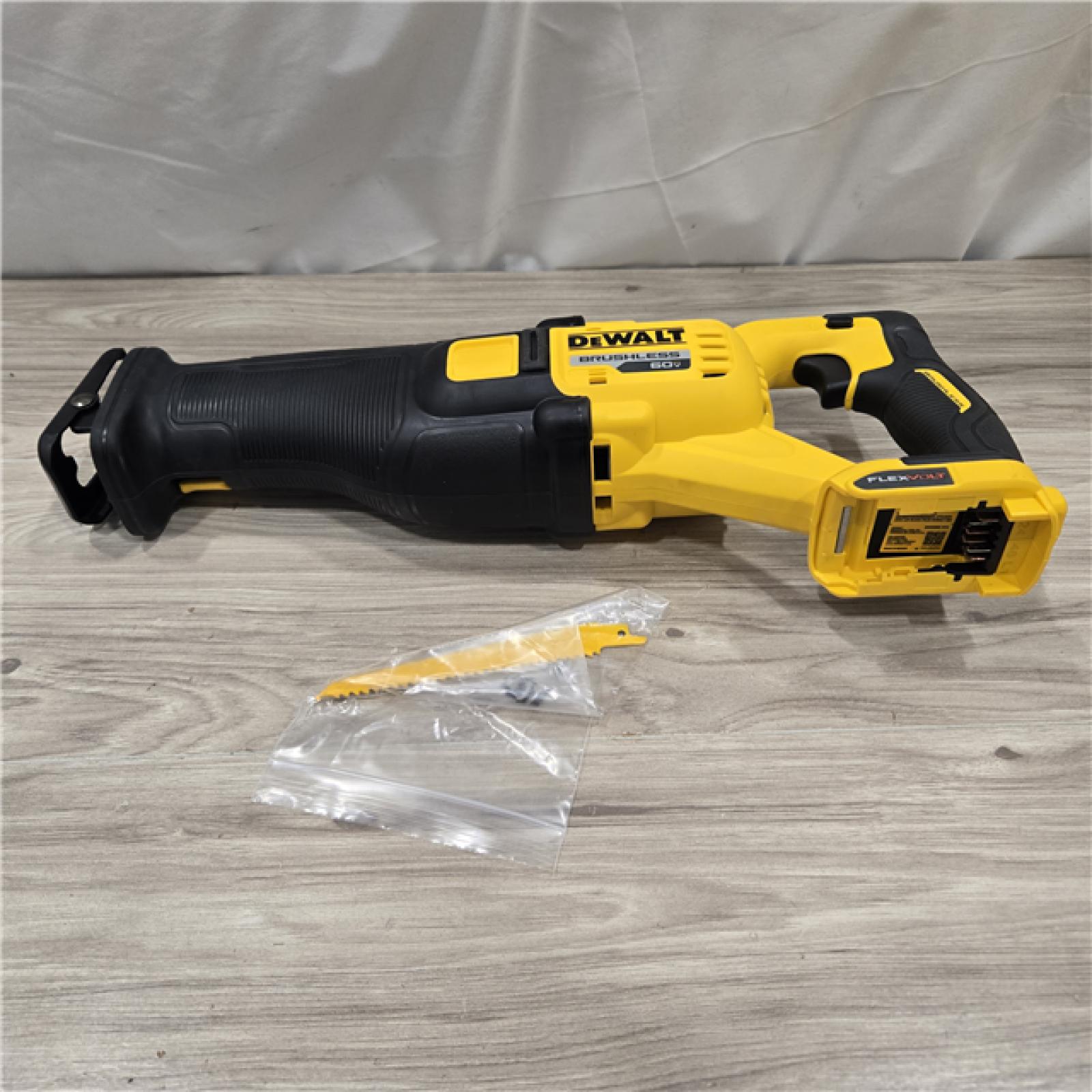 AS-IS DeWalt FLEXVOLT 60V MAX Cordless Reciprocating Saw (Tool-Only)