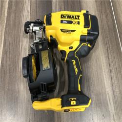 AS-IS DEWALT 20V MAX 15-Degree Electric Cordless Roofing Nailer (Tool Only)