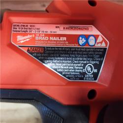 HOUSTON LOCATION - AS-IS Milwaukee  FUEL 18-Volt Lithium-Ion Brushless Cordless Gen II 18-Gauge Brad Nailer (Tool-Only)