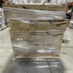 DALLAS LOCATION - Holly Springs 52 in. LED Indoor Brushed Nickel Ceiling Fan with Light Kit PALLET-(20 UNITS)