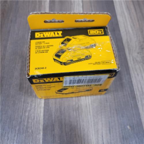 AS-IS Dewalt 20-Volt MAX Lithium-Ion 4.0 Ah Compact Battery Pack (2-Pack)