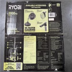 California NEW Ryobi 2000 PSI Electric Pressure Washer