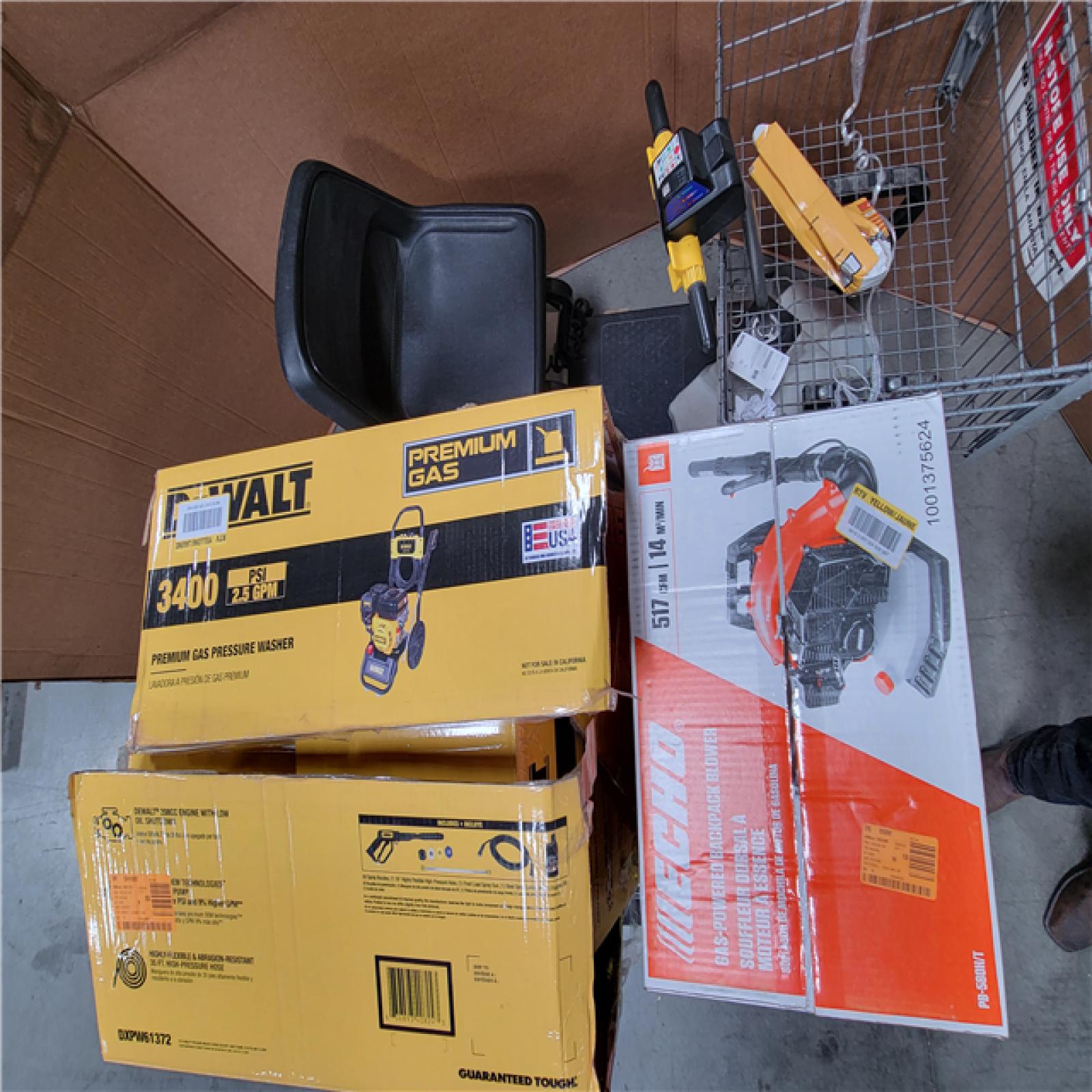 CALIFORNIA AS-IS OUTDOOR POWER EQUIPMENT