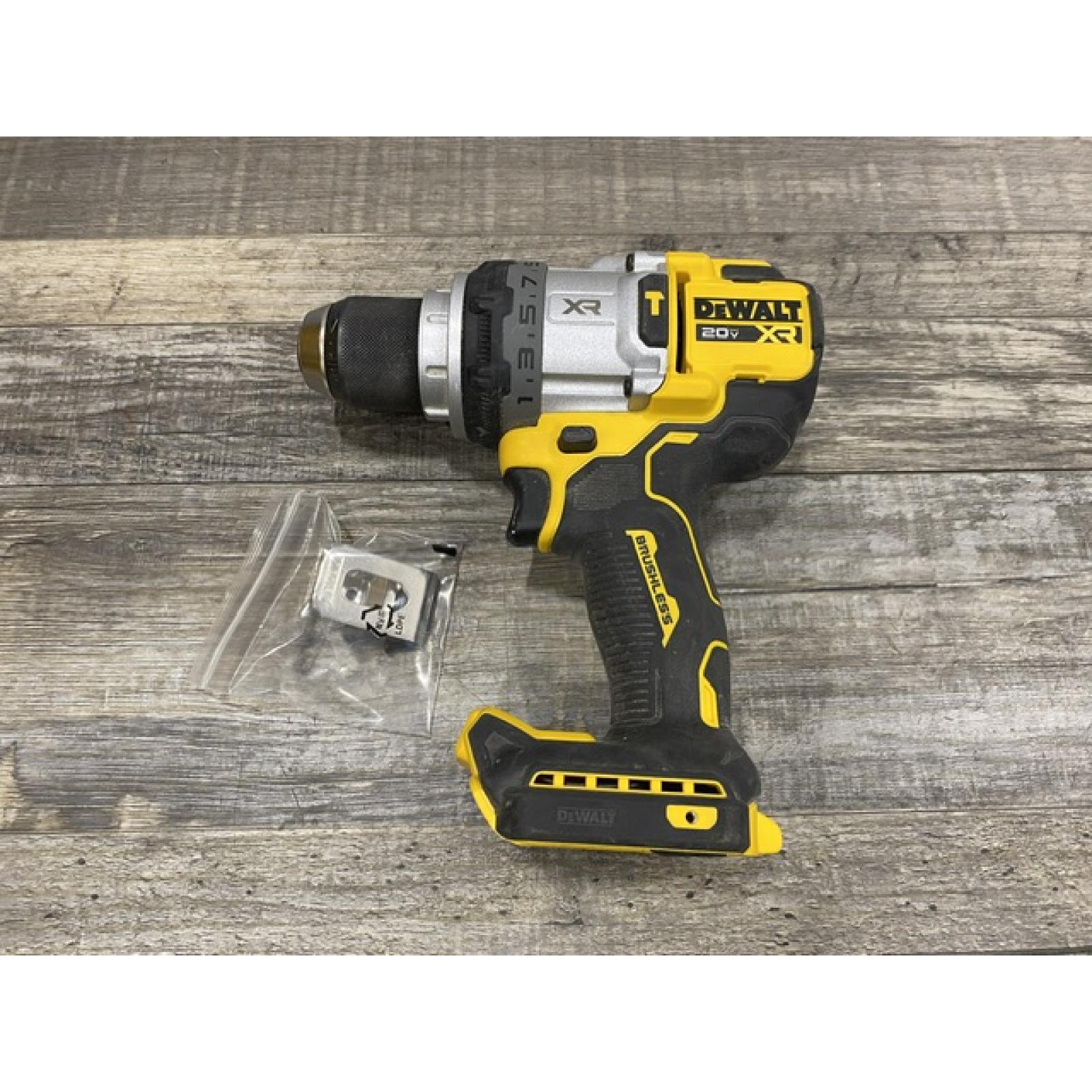 AS-IS DEWALT 20V MAX Brushless Cordless 1/2 3-Speed Hammer Drill (Tool-Only)