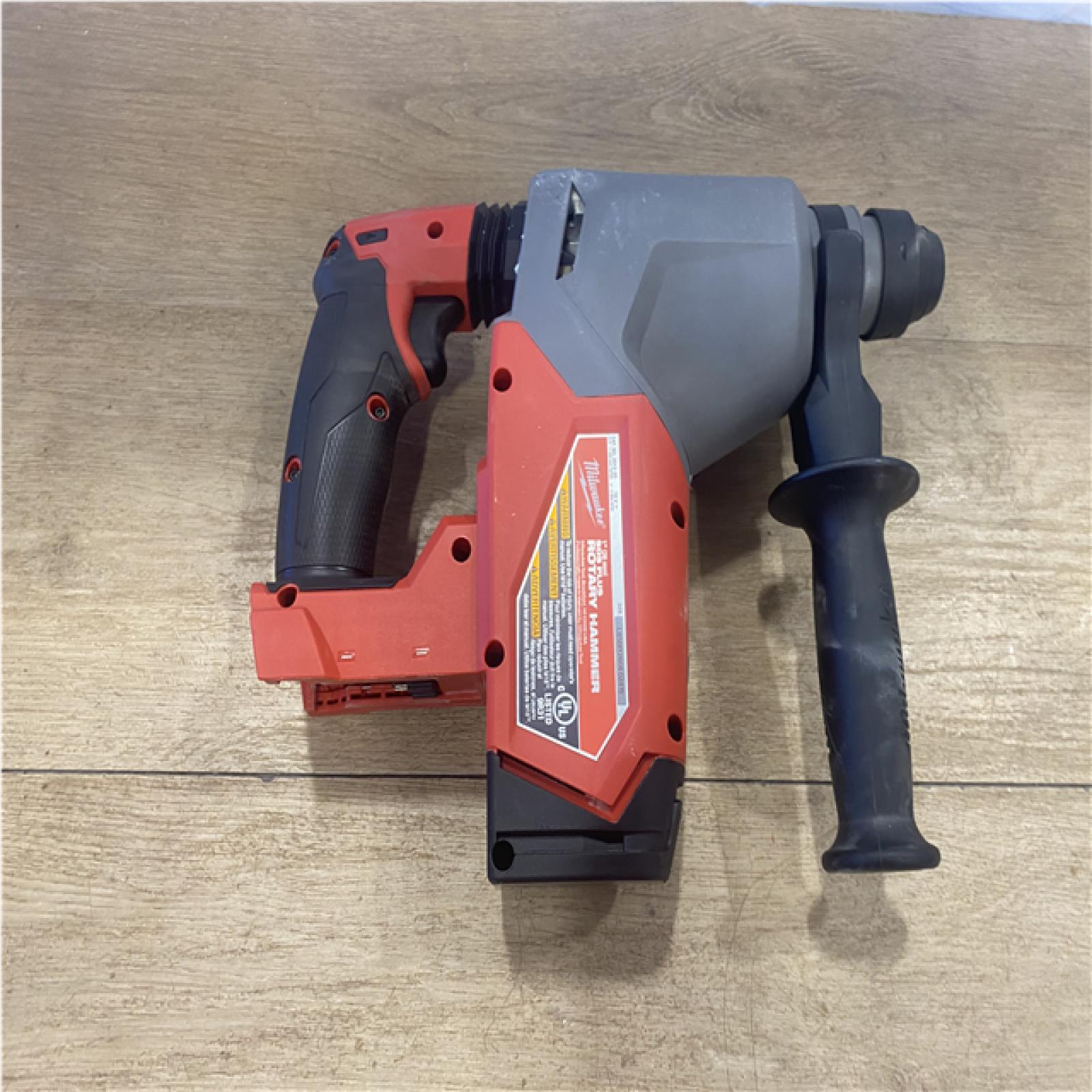 AS-IS Milwaukee  FUEL 18V Lithium-Ion Brushless Cordless 1 in. SDS-Plus Rotary Hammer (Tool-Only)