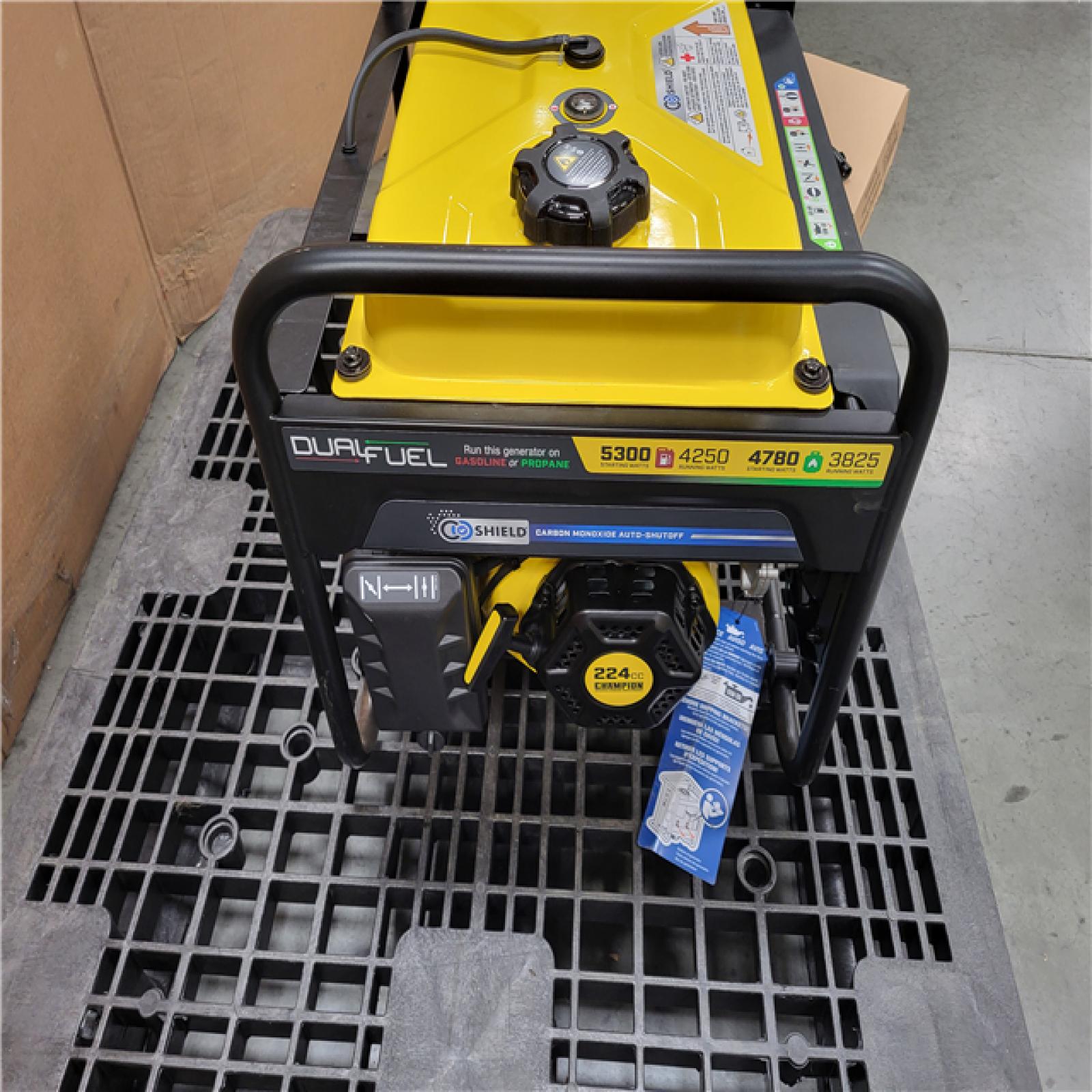 CALIFORNIA AS-IS CHAMPION PORTABLE GENERATOR