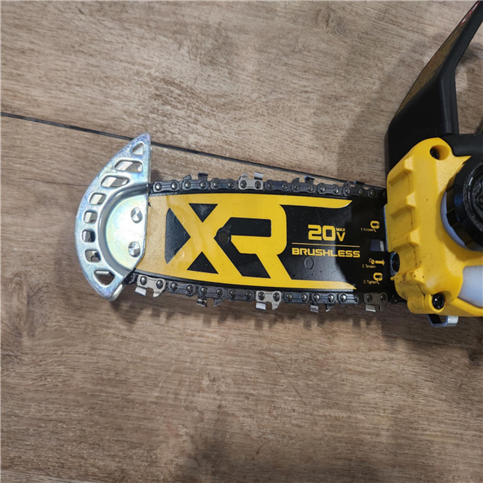 AS-IS- DeWalt 20V MAX 8 in. Brushless Cordless Battery Powered Pruning Chainsaw (Tool Only)