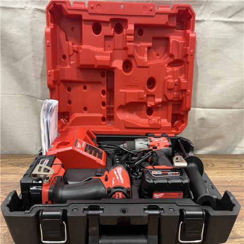AS-IS M18 FUEL 18V Lithium-Ion Brushless Cordless Hammer Drill and Impact Driver Combo Kit (2-Tool) with 2 Batteries