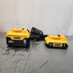 AS-IS- DEWALT 20V MAX Lithium-Ion Battery Kit with 5.0Ah and 2.0Ah Battery and Charger