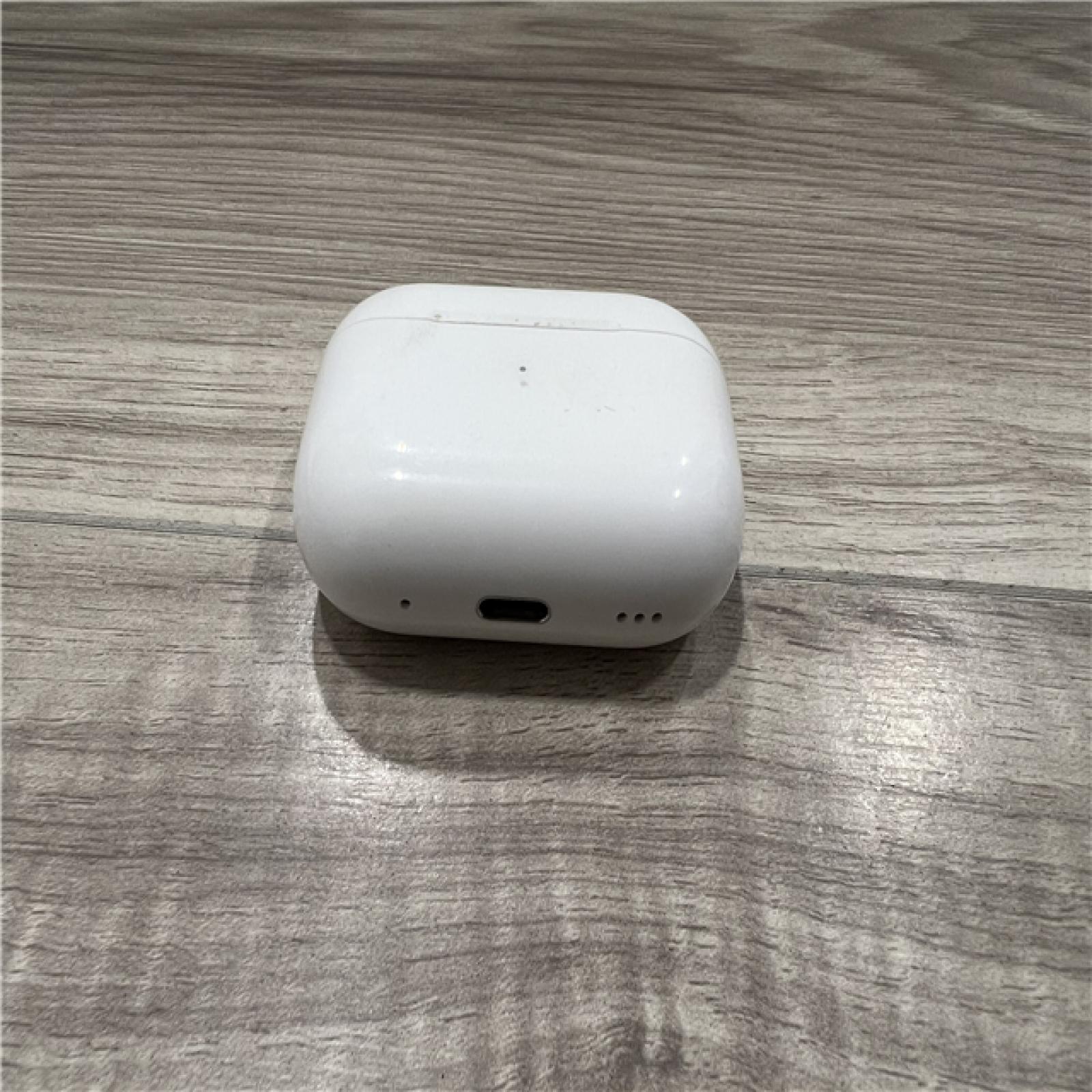 AS-IS Apple AirPods Pro (2nd Generation) with the USB-C MagSafe Charging Case