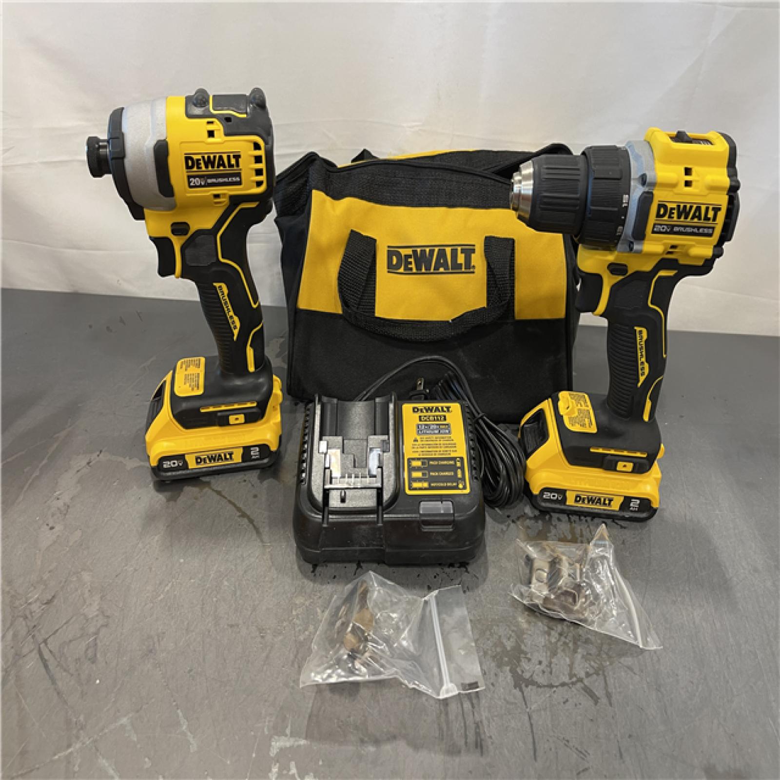 AS-IS - Dewalt ATOMIC 20-Volt MAX Lithium-Ion Cordless Combo Kit
