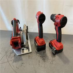 AS-IS - Milwaukee M18 18-Volt Lithium-Ion Brushless Cordless Combo Kit (4-Tool)