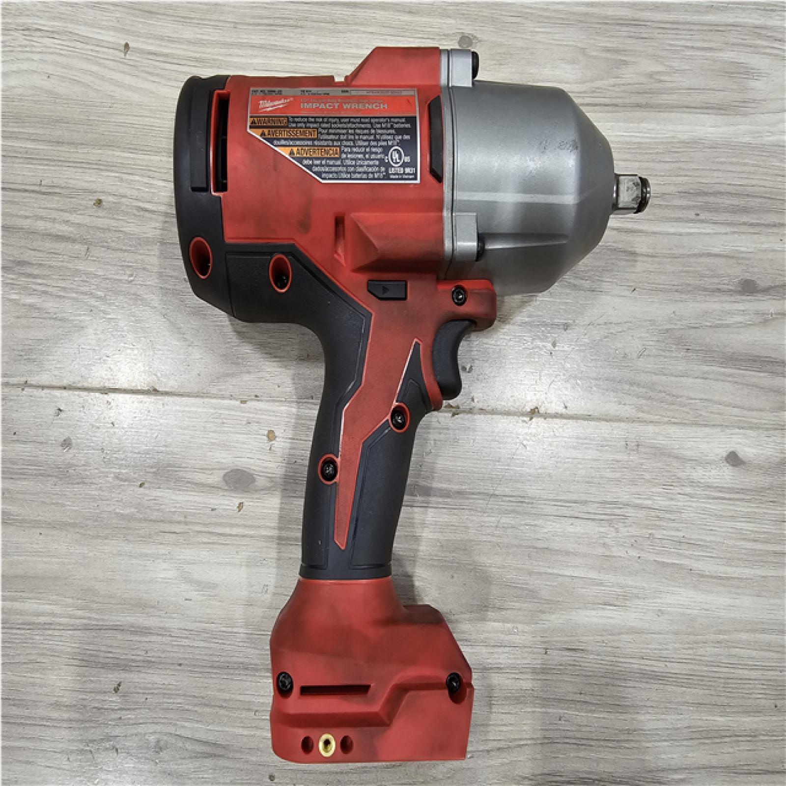 AS-IS Milwaukee 18-Volt Lithium-Ion Brushless 1/2 in. High Torque Impact Wrench with Friction Ring (Tool-Only)