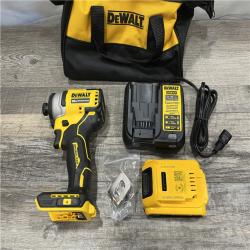 AS-IS DEWALT Atomic 20V Max Lithium-Ion Brushless Cordless Compact 1/4 in. Impact Driver Kit