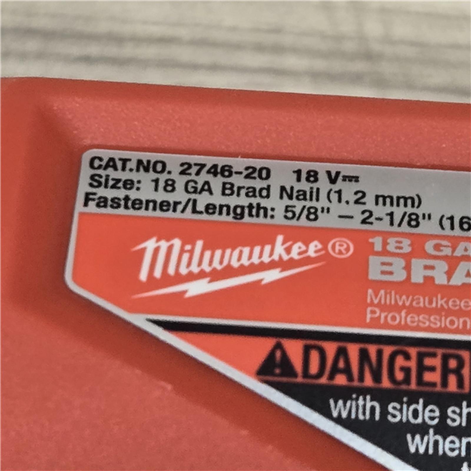 AS-IS Milwaukee M18 FUEL 18 Gauge Brad Nailer (TOOL ONLY)