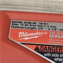 AS-IS Milwaukee M18 FUEL 18 Gauge Brad Nailer (TOOL ONLY)