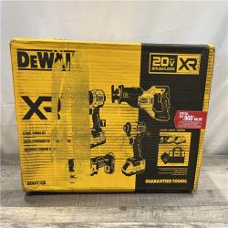NEW - DEWALT 20V MAX Lithium-Ion Cordless 4-Tool Combo Kit