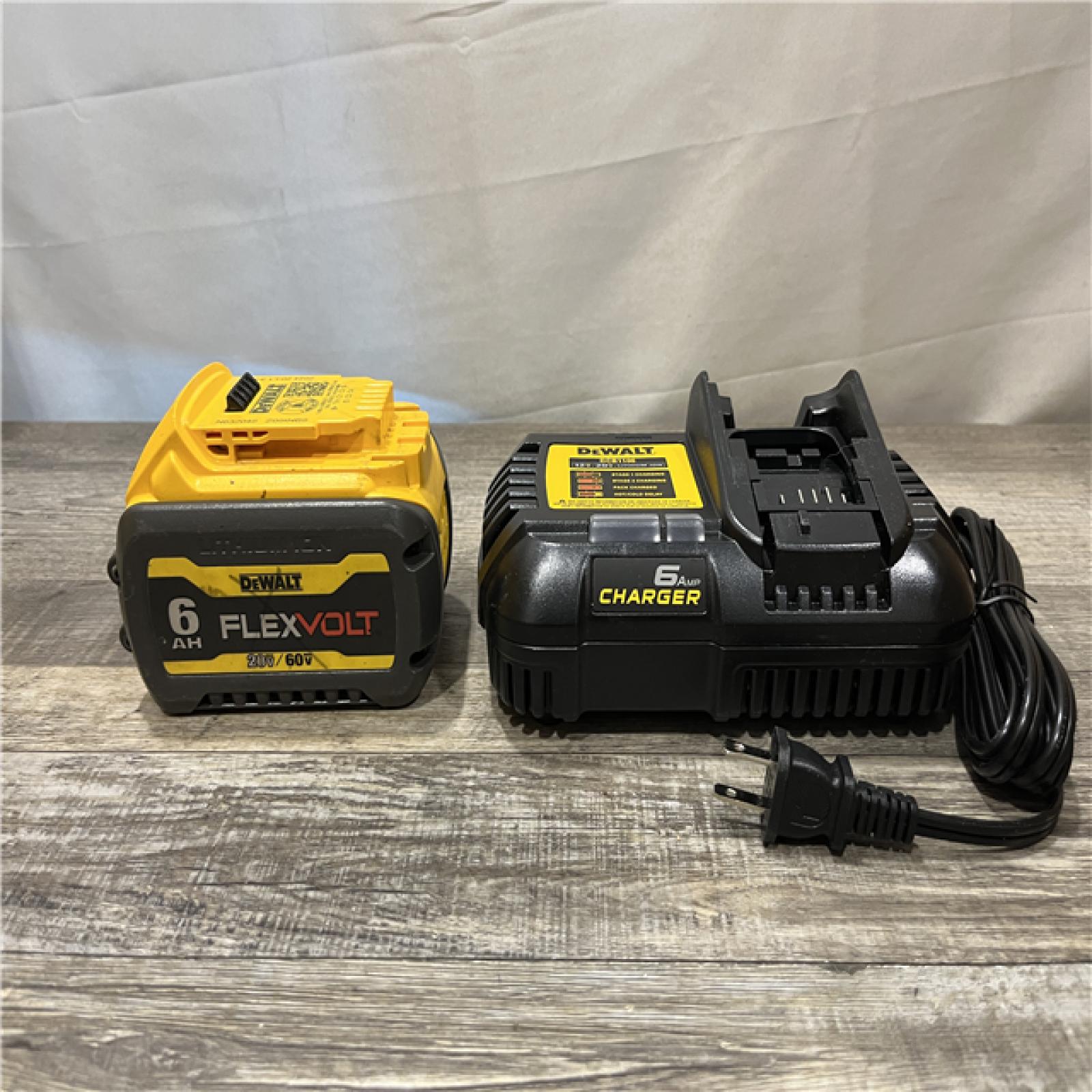 AS-IS DEWALT FLEXVOLT 20V/60V MAX Lithium-Ion 6.0Ah Battery Pack Kit