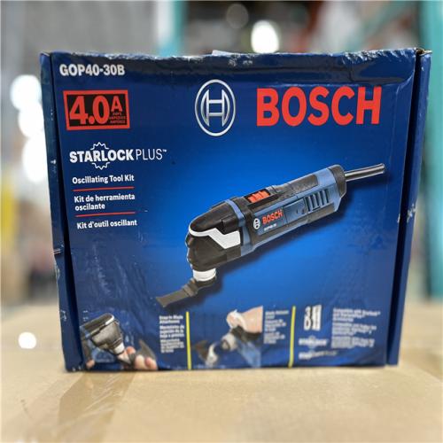 NEW! - Bosch 4 Amp Corded StarlockPlus Oscillating Multi-Tool Kit (32-Piece)
