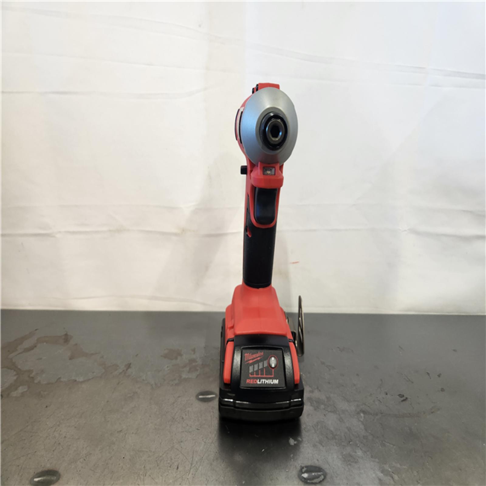 AS-IS- Milwaukee M18 Compact Brushless 1/4  Hex Impact Driver Kit