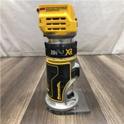 AS-IS DEWALT 20V MAX XR Cordless Brushless Fixed Base Compact Router (Tool Only)