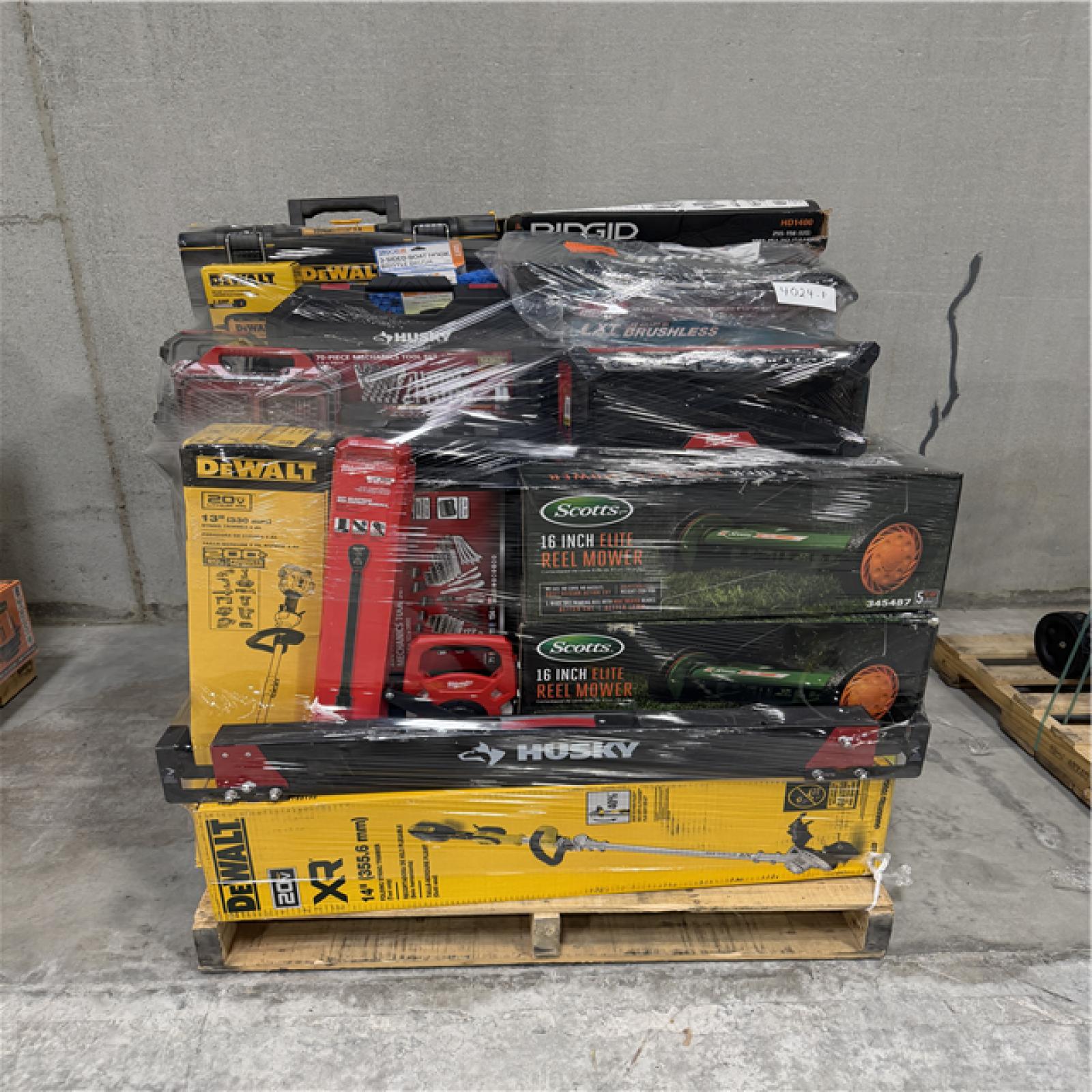 Atlanta Location AS-IS Tools Partial Truckload (4 Pallets) 4024-F