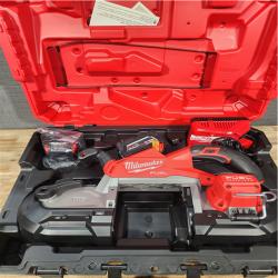 Houston Location AS-IS Milwaukee M18 FUEL 18V Lithium-Ion Brushless Cordless Deep Cut Band Saw with