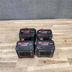 HOUSTON LOCATION - AS-IS MILWAUKEE FORGE BATTERY PACK QTY - 4