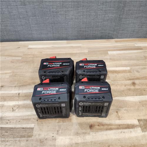 HOUSTON LOCATION - AS-IS MILWAUKEE FORGE BATTERY PACK QTY - 4