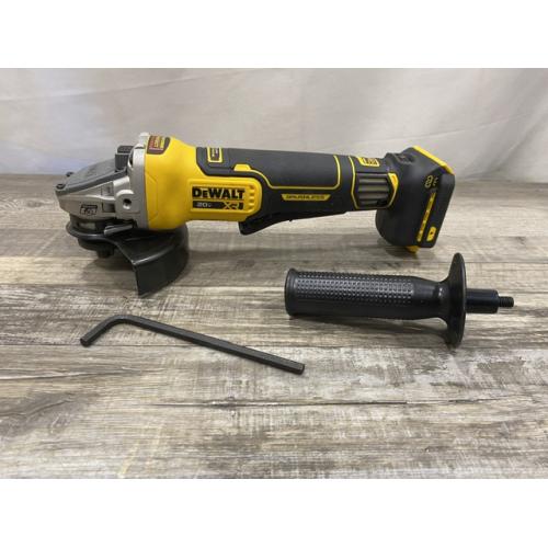 AS-IS DEWALT 20V XR Cordless 4-1/2. in. to 5 in. Variable Speed Angle Grinder (Tool Only)