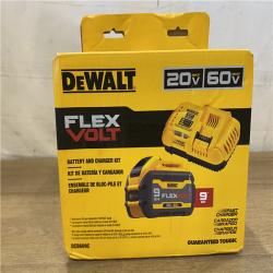 NEW! DEWALT 20V/60V MAX FLEXVOLT Lithium-Ion 9.0Ah Battery and Charger Starter Kit